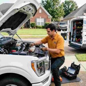 Professional Ford Mobile Mechanic providing on-site reliable repair to costumer.
